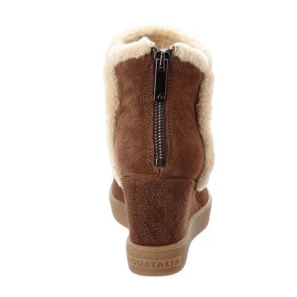 Aquatalia Charlie Waterproof Suede Bootie 8 - Picture 9 of 11